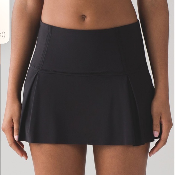 lululemon athletica Dresses & Skirts - NWT lululemon athletica Lost in Pace Black Pleated Tennis Skirt with Shorts
